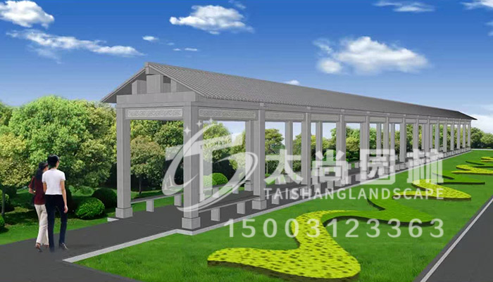 欧博abg官方网站园林中式走廊